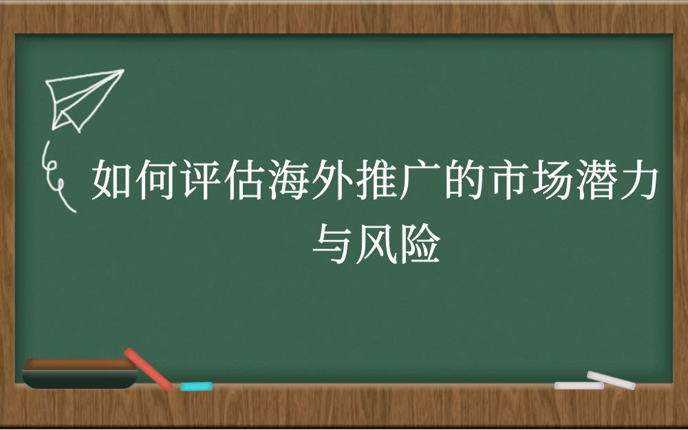 如何评估海外推广的市场潜力与风险